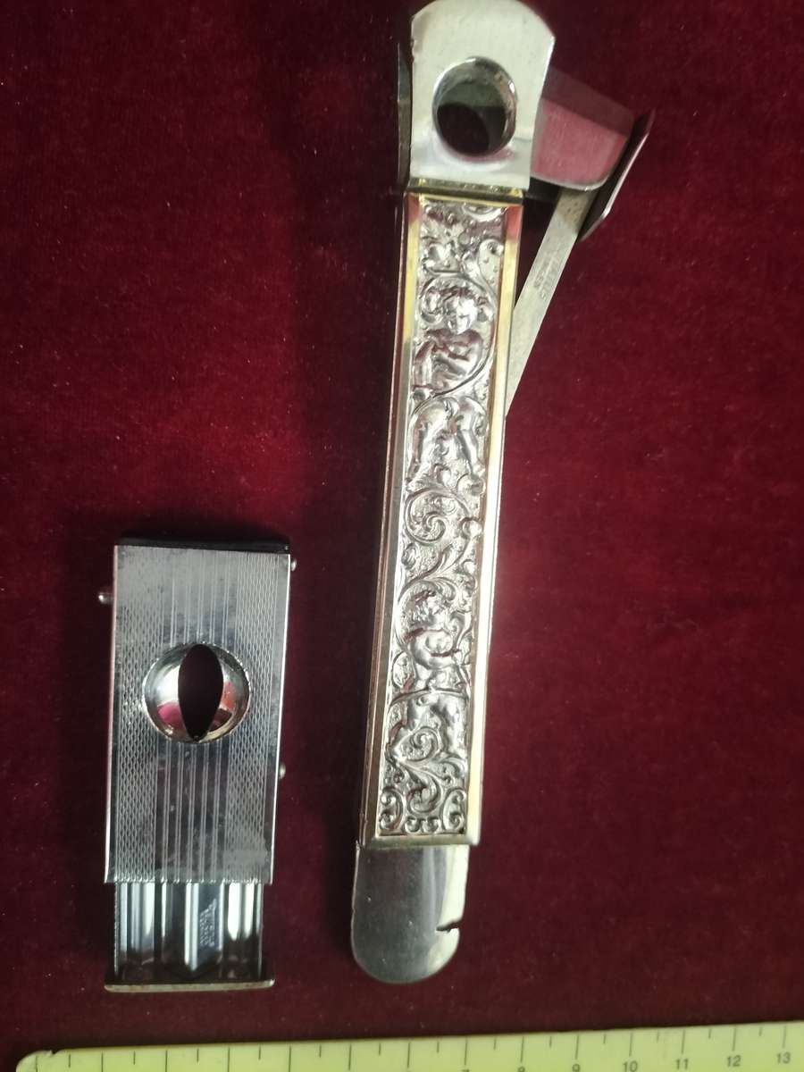 Stunning Vintage Two Donatus Solingen Cigar Cutter - Made in Germany