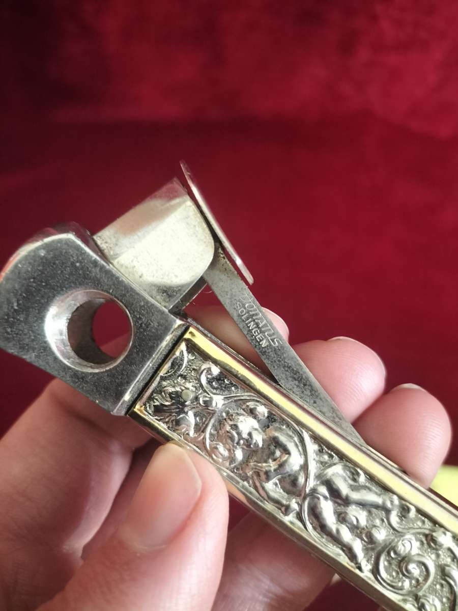 Stunning Vintage Two Donatus Solingen Cigar Cutter - Made in Germany