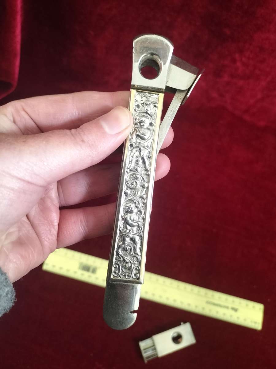Stunning Vintage Two Donatus Solingen Cigar Cutter - Made in Germany