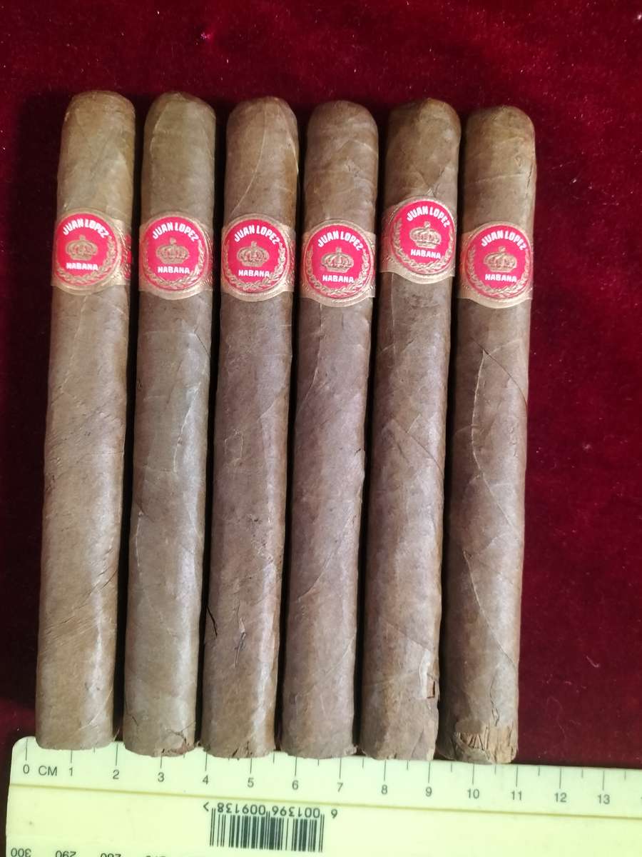 Collection Of Six Juan Lopez Habana Cigars  -Made in Cuba