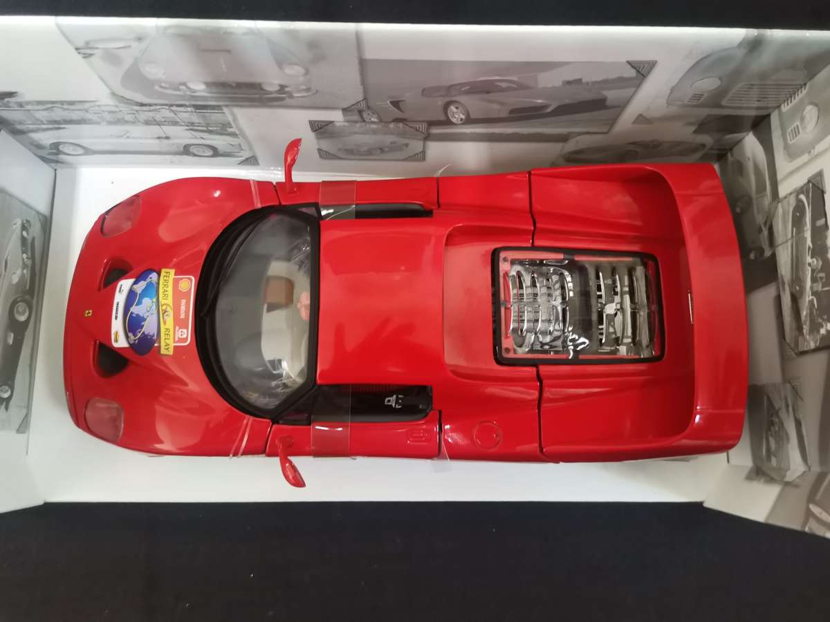 1:18 Hot Wheels Ferrari F50  ( 1947 Ferrari 2007 )In Original Box and in Excellent Condition.