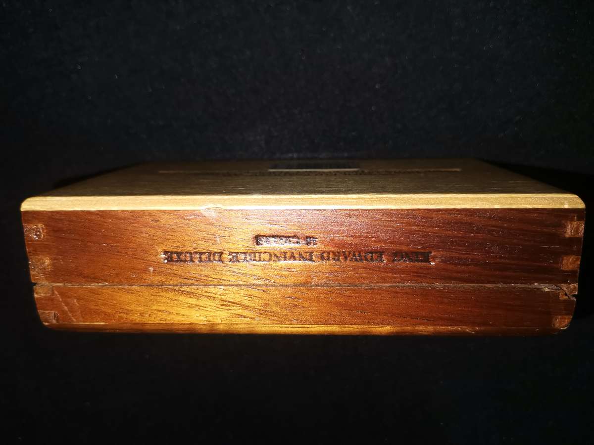 King Edward Invincible Deluxe Cigar Box  with Seven Cigars in Original Box