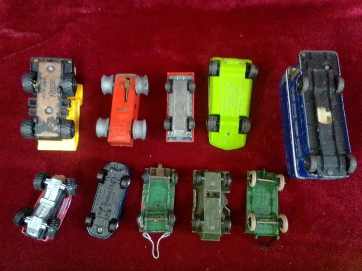 Collection of 10 Vintage Diecast Toy Cars- Please View Description