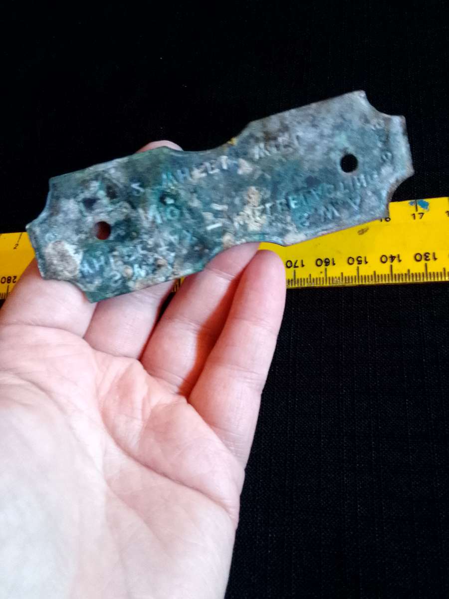 Vintage 1948 - 1949 South West African 2 Wheel Tax/Wielbelasting Metal Badge No 6103