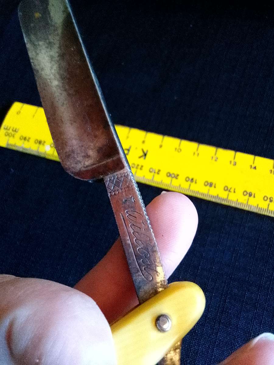 Vintage Solingen Willott Trademark Straight Razor - Made In Germany