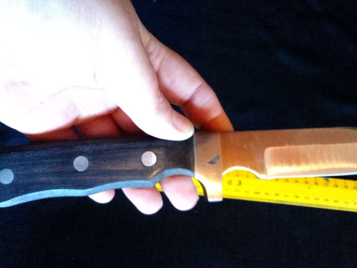 Stunning Hi- Stainless Steel Hunting Knife Fixed Blade With Wooden and Steel Handle