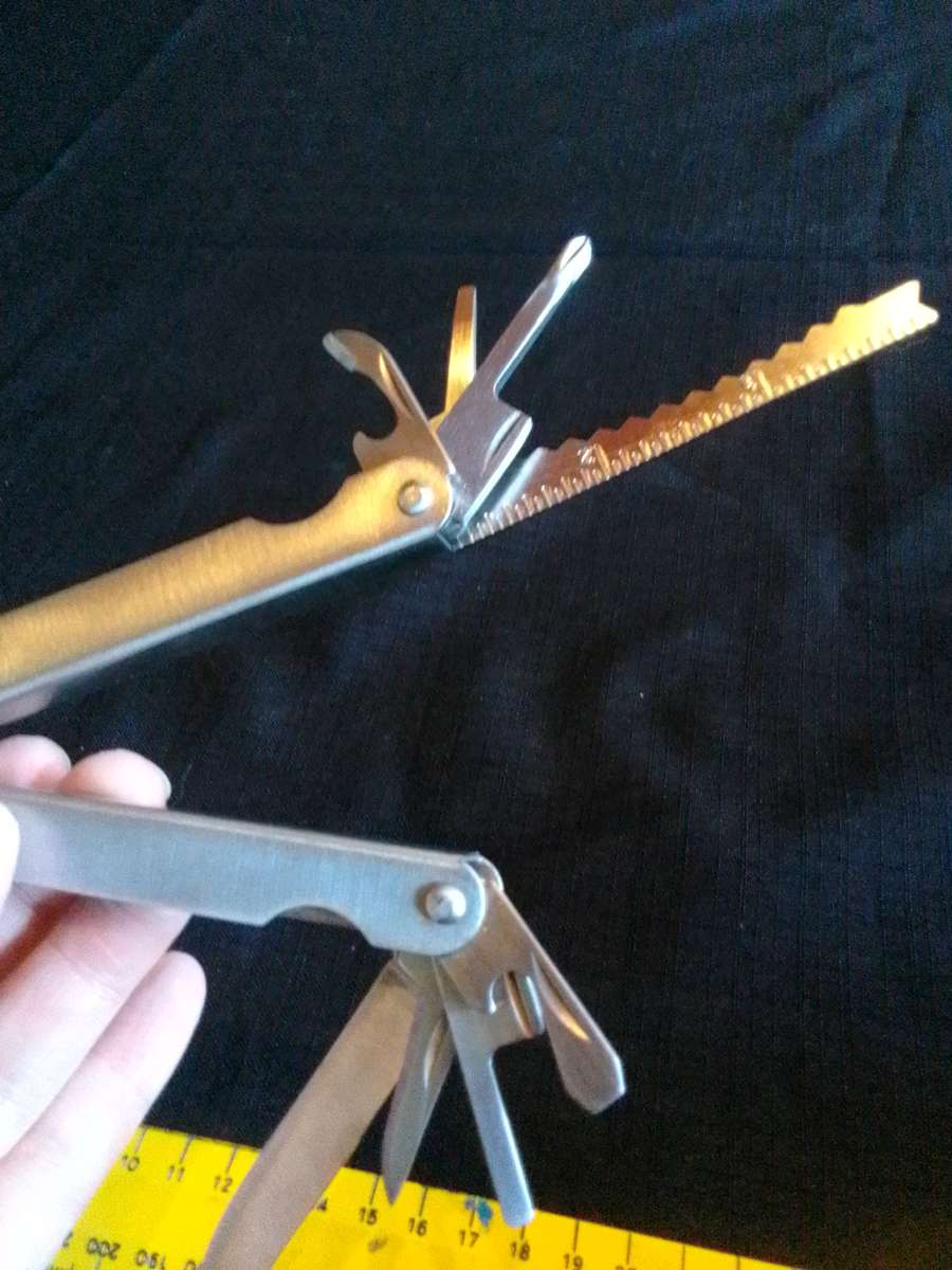 Stunning Stainless Steel Multi Function Knife And Tool Set