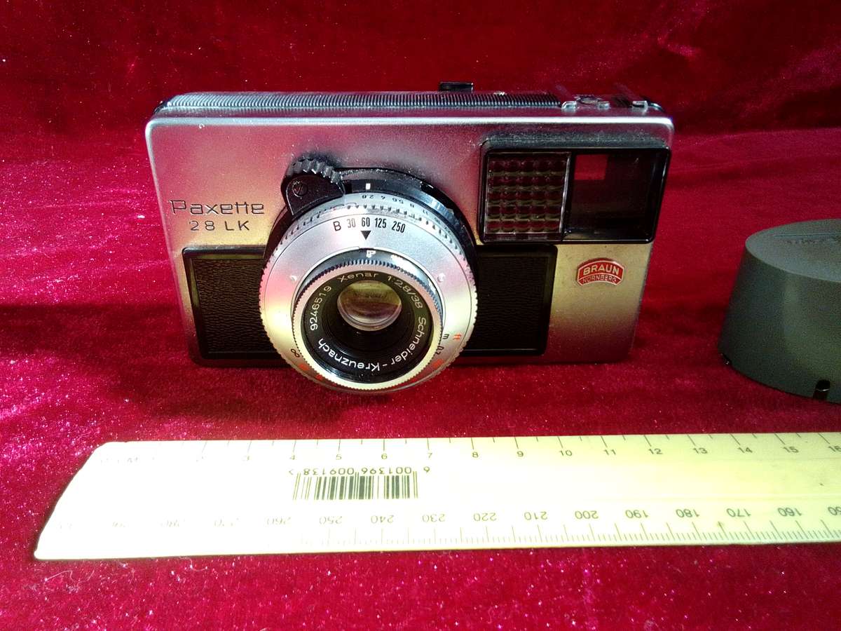 Stunning Vintage Bruan Nurnberg Paxette 28 LK In Original Leather Case  -Made in Germany