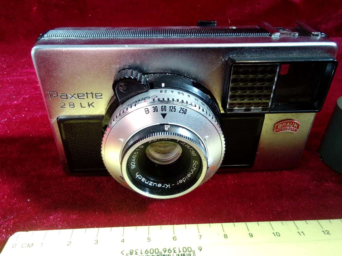 Stunning Vintage Bruan Nurnberg Paxette 28 LK In Original Leather Case  -Made in Germany