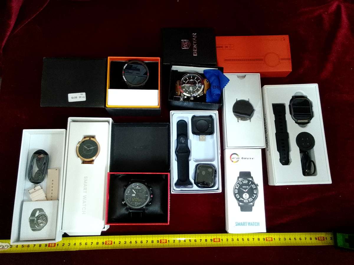 Lot Of Eight Smart And Other Watches - Not Tested - See Description