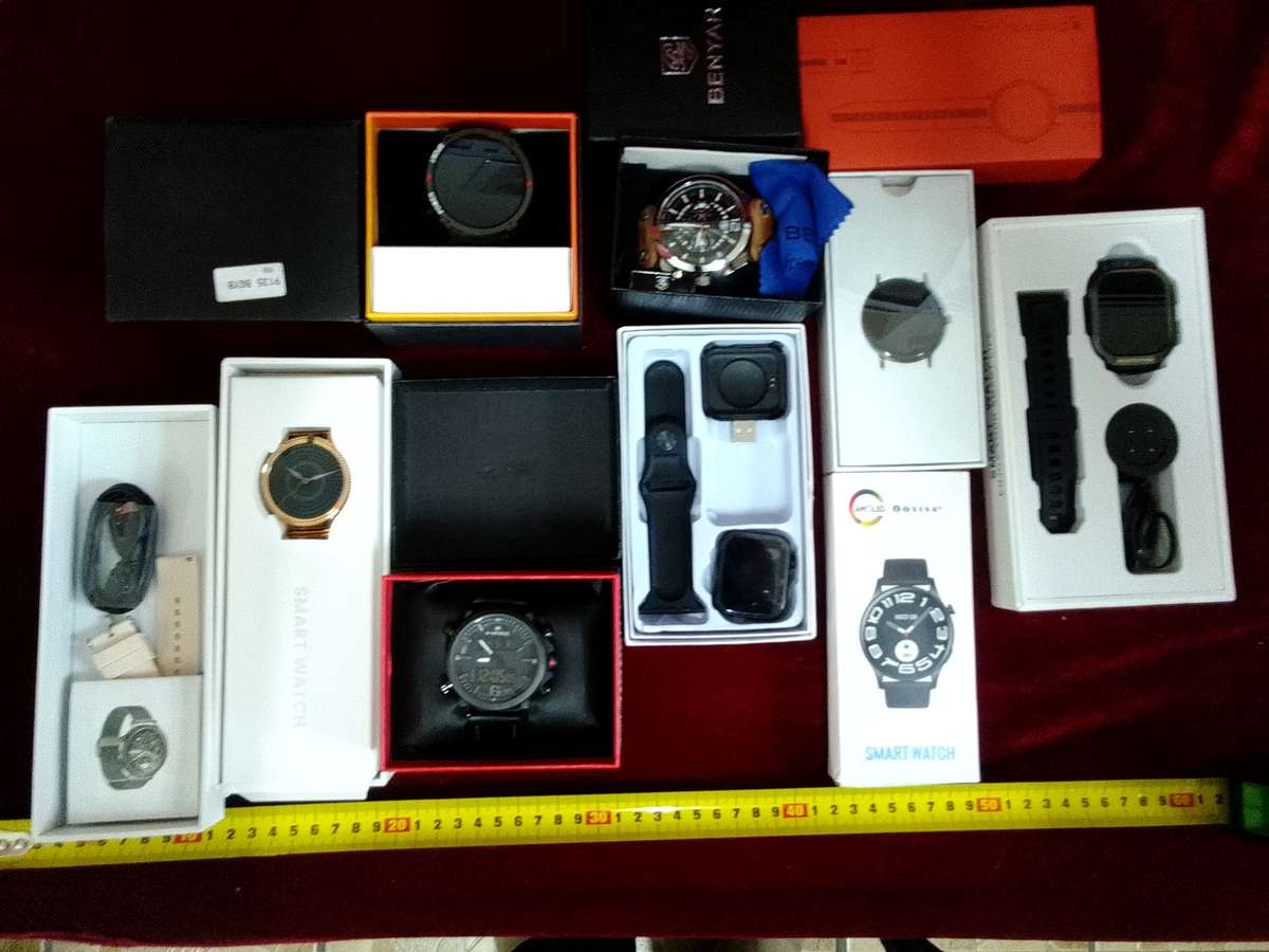 Lot Of Eight Smart And Other Watches - Not Tested - See Description