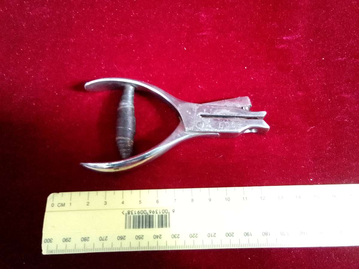 Stunning Vintage S.A.R - S.A.S Conductors Ticket Punch