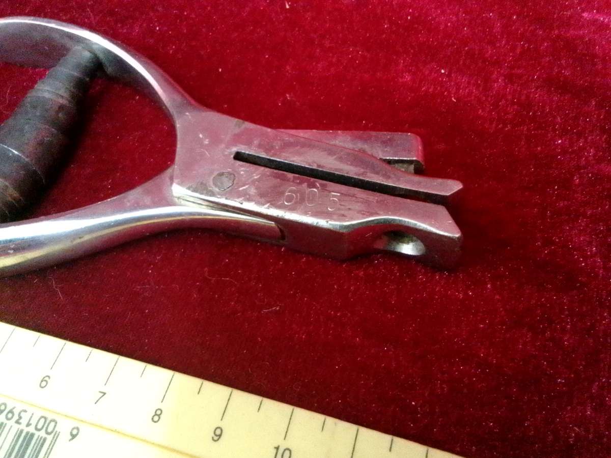 Stunning Vintage S.A.R - S.A.S Conductors Ticket Punch