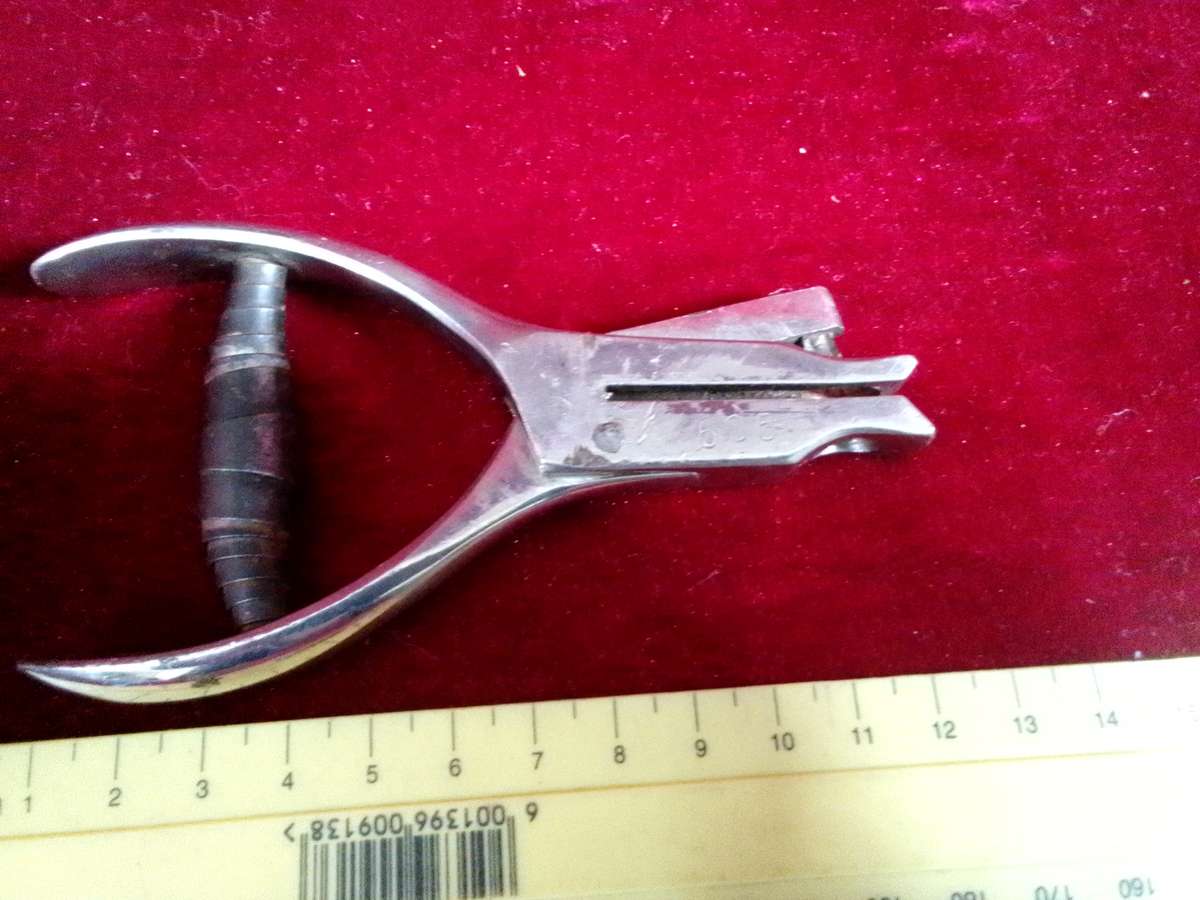 Stunning Vintage S.A.R - S.A.S Conductors Ticket Punch