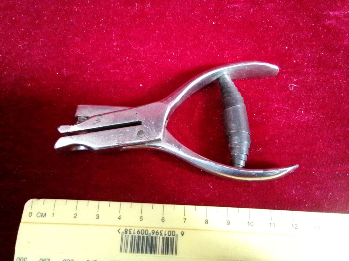 Stunning Vintage S.A.R - S.A.S Conductors Ticket Punch