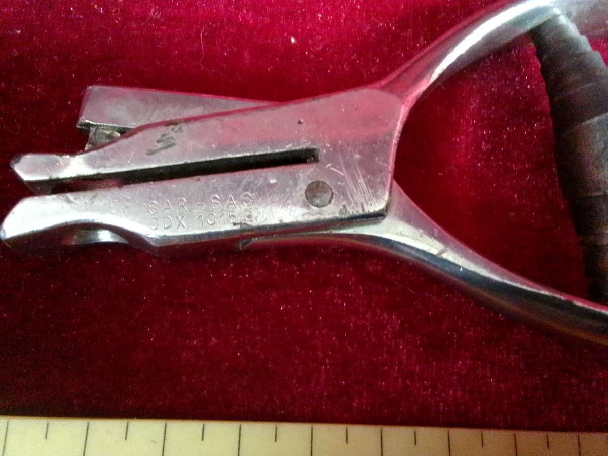 Stunning Vintage S.A.R - S.A.S Conductors Ticket Punch