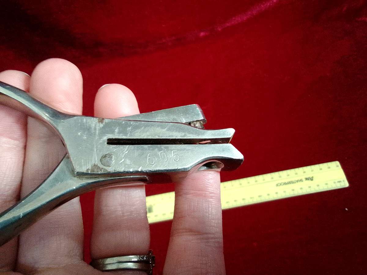 Stunning Vintage S.A.R - S.A.S Conductors Ticket Punch