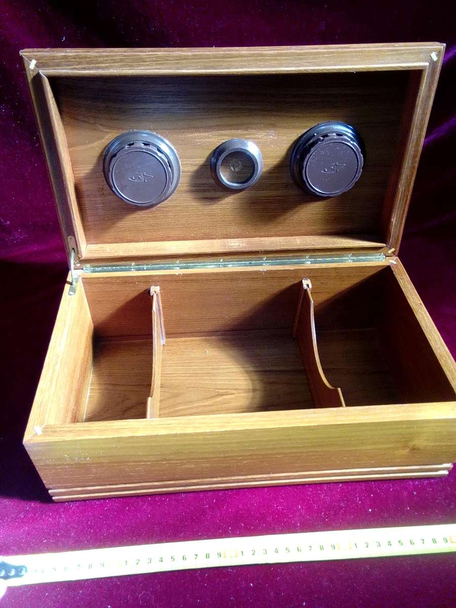 Vintage Savinelli Italian Cigar Humidor - Missing Hygrometer
