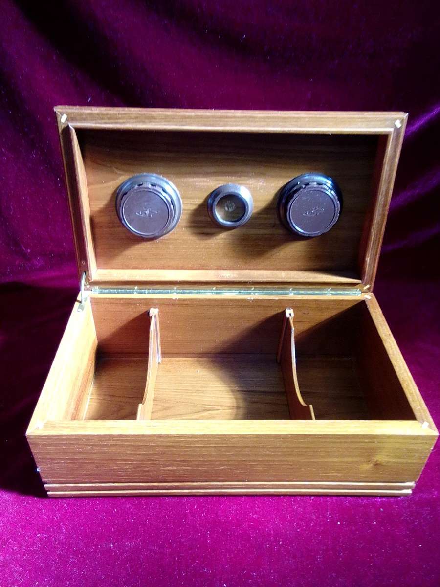 Vintage Savinelli Italian Cigar Humidor - Missing Hygrometer