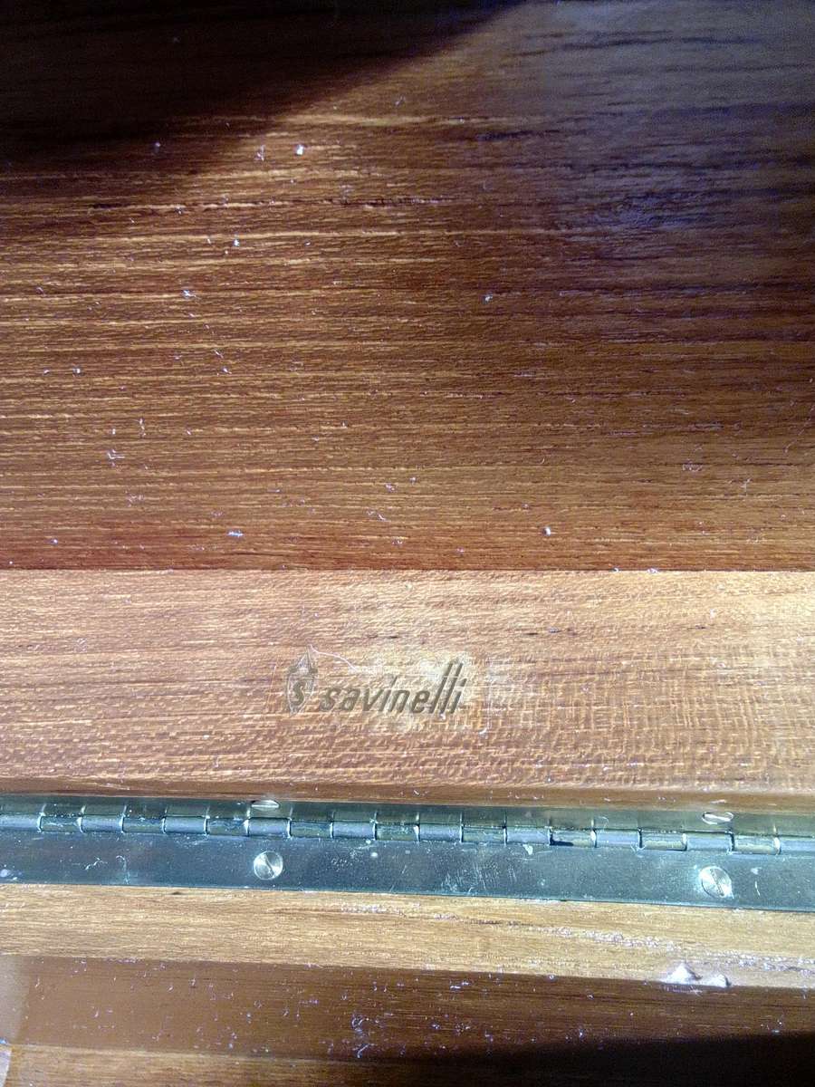 Vintage Savinelli Italian Cigar Humidor - Missing Hygrometer