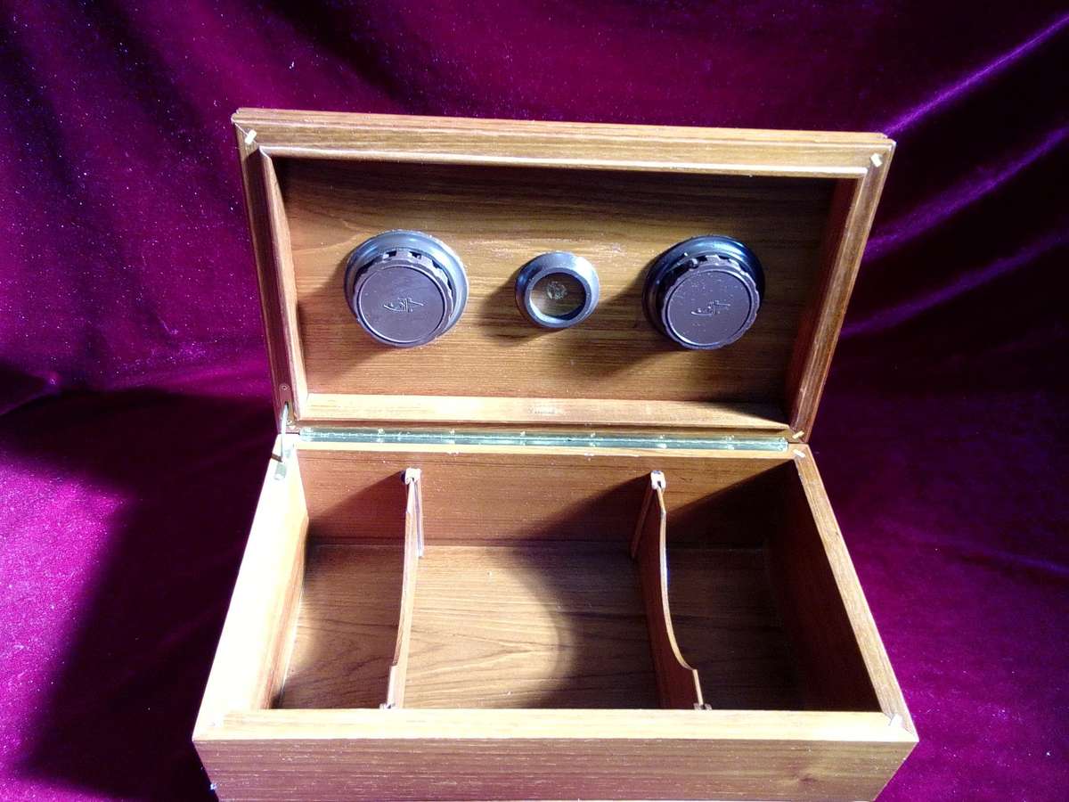 Vintage Savinelli Italian Cigar Humidor - Missing Hygrometer
