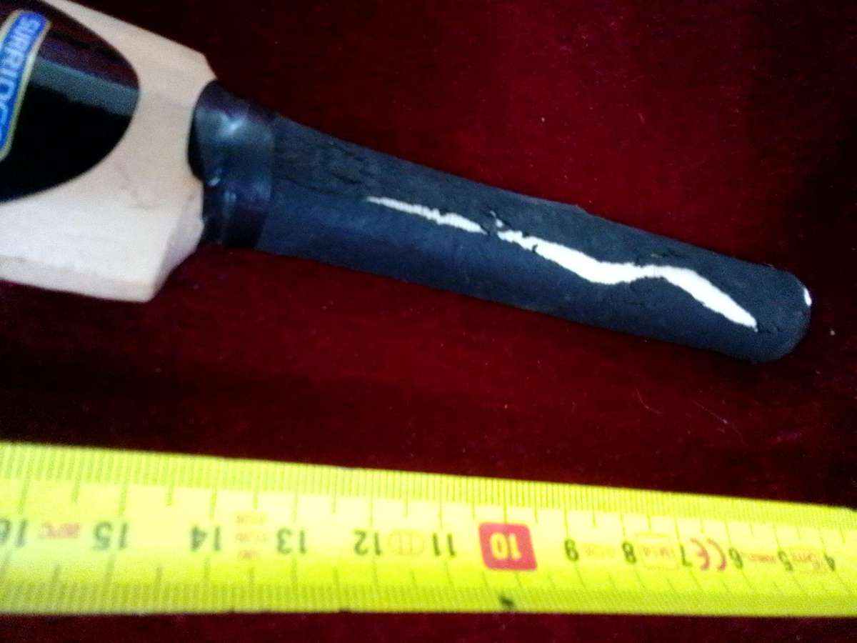 Mini Cricket Staurt Surridge Zulu Warrior Bat - Signed By Protea Cricket Team Players - View Desp.