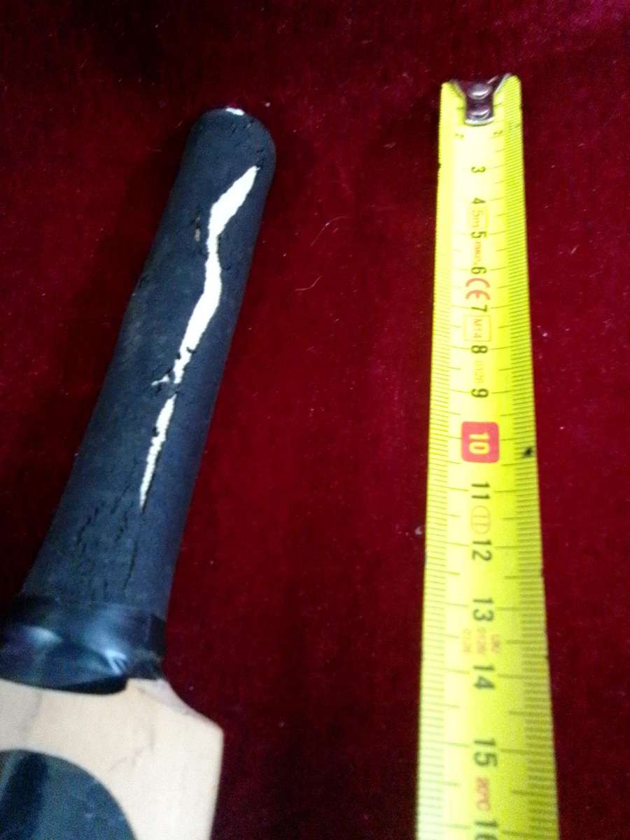 Mini Cricket Staurt Surridge Zulu Warrior Bat - Signed By Protea Cricket Team Players - View Desp.