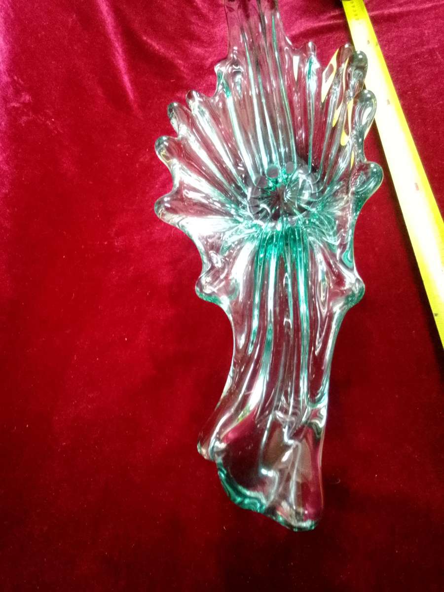 Beautiful Vintage Murano Contemporary Glass Decorative Centerpiece Bowl   - Good Condition