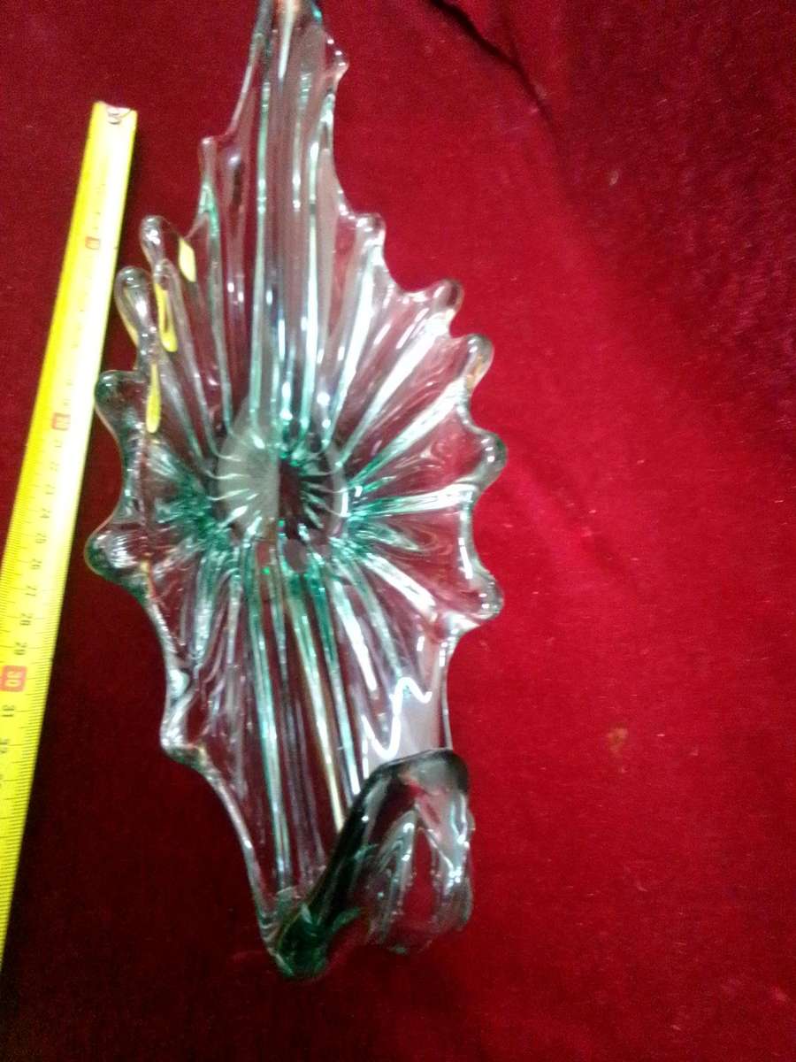 Beautiful Vintage Murano Contemporary Glass Decorative Centerpiece Bowl   - Good Condition