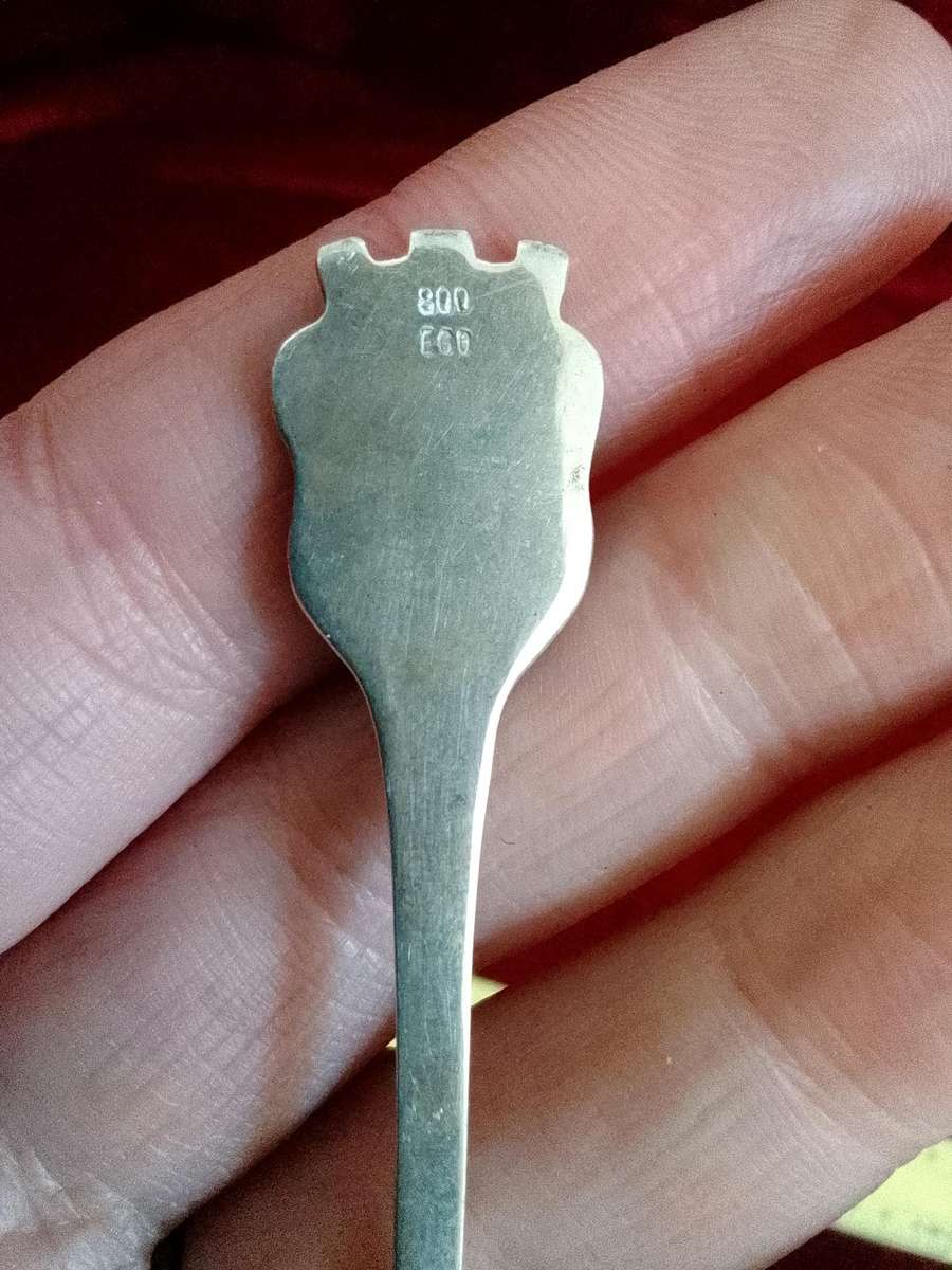 Stunning Vintage Marked 800 Silver Souvenir Spoon ,Einsiedeln, Switzerland - European Silver 8.4g