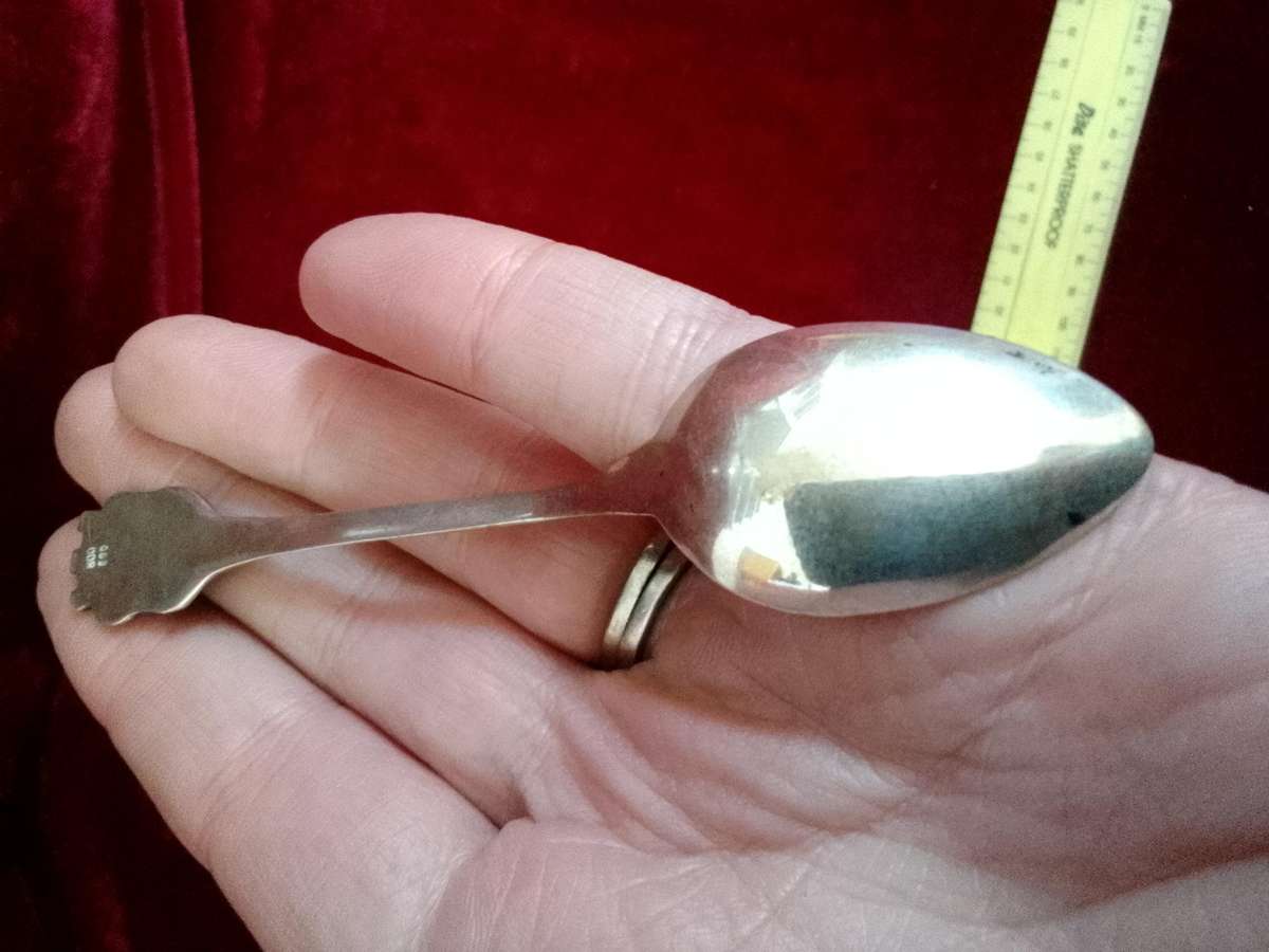 Stunning Vintage Marked 800 Silver Souvenir Spoon ,Einsiedeln, Switzerland - European Silver 8.4g