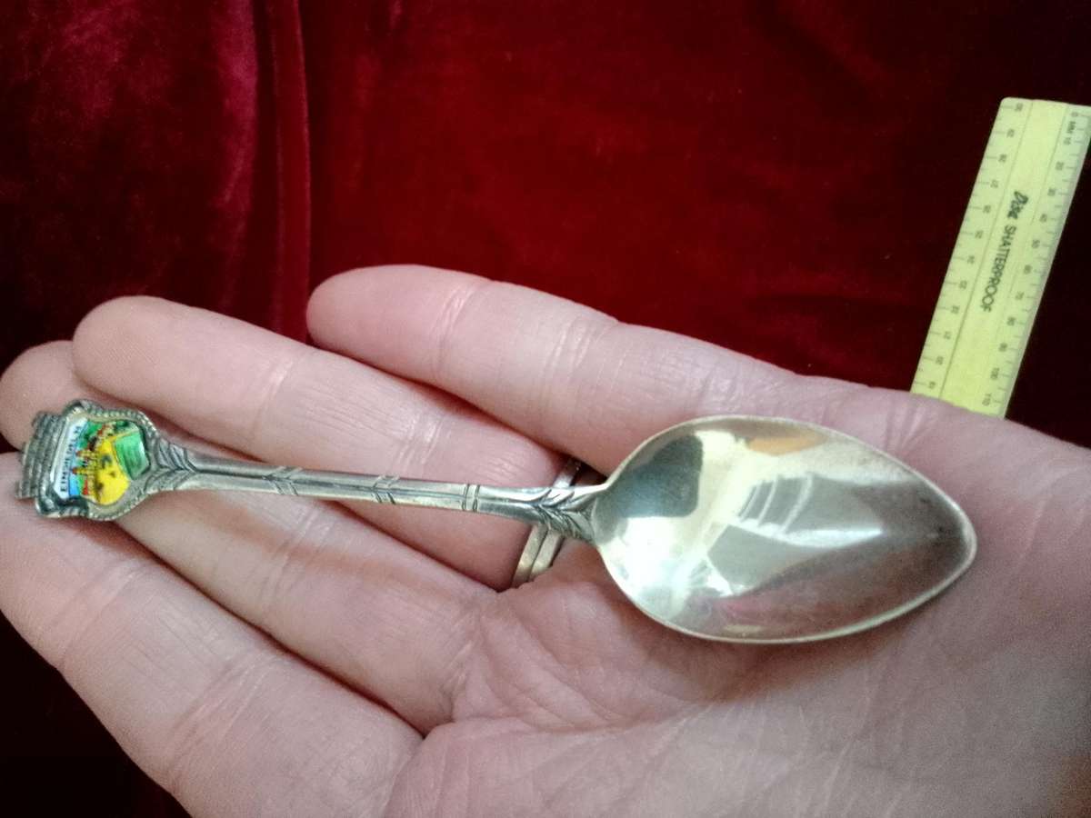 Stunning Vintage Marked 800 Silver Souvenir Spoon ,Einsiedeln, Switzerland - European Silver 8.4g
