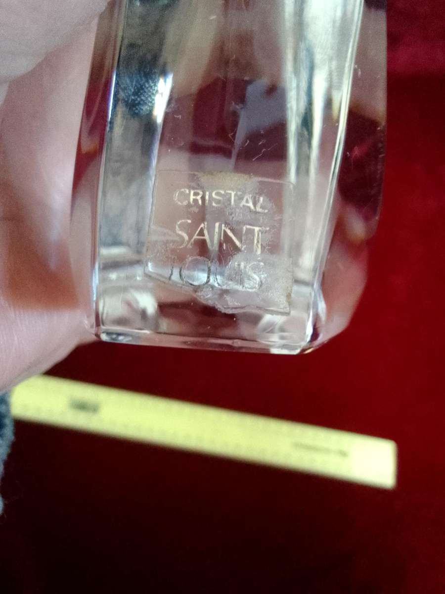 Beautiful Cristal Saint Louis France Eagle Head Art Statue - Good Condition