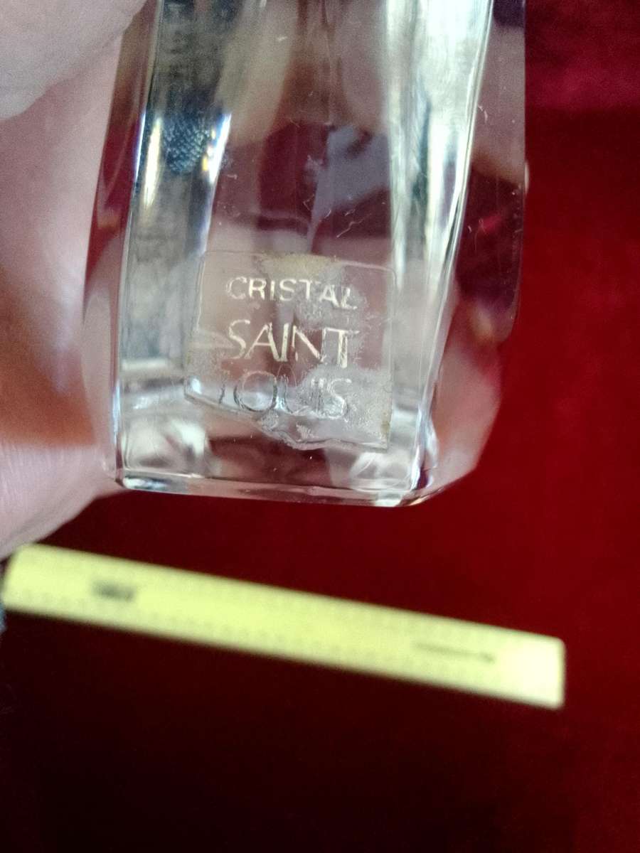 Beautiful Cristal Saint Louis France Eagle Head Art Statue - Good Condition