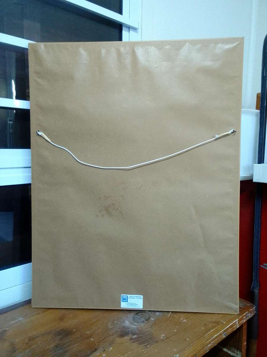 Stunning Linocut SA Artist Maurice Van Essche - 1906-1977 -Nude -Signed in Pencil - L 61 X 47.5