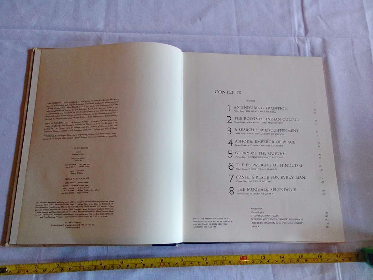 Historic India - Great Ages Of Men By Lucille Schulberg And The Editors Of Time-Life Books