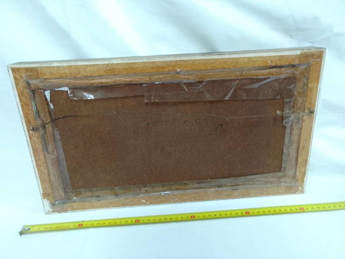 Signed 1962 Vintage Retro Print Of International Artist Vladimur Trenchikoff 1913-2006-Neck To Neck