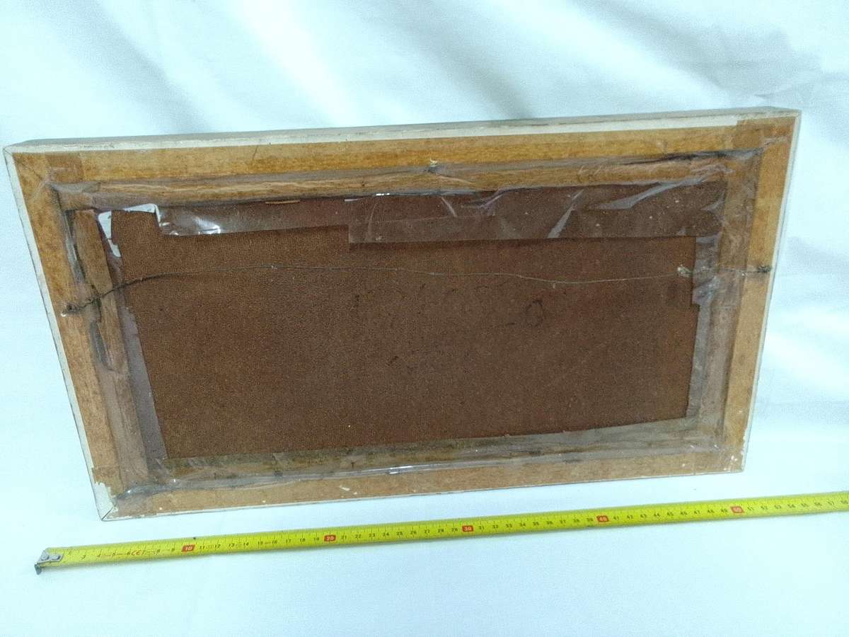 Signed 1962 Vintage Retro Print Of International Artist Vladimur Trenchikoff 1913-2006-Neck To Neck