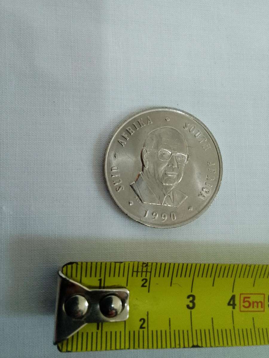 Republic Suid Afrika / South Africa 1990 One Rand Coin - Good Condition