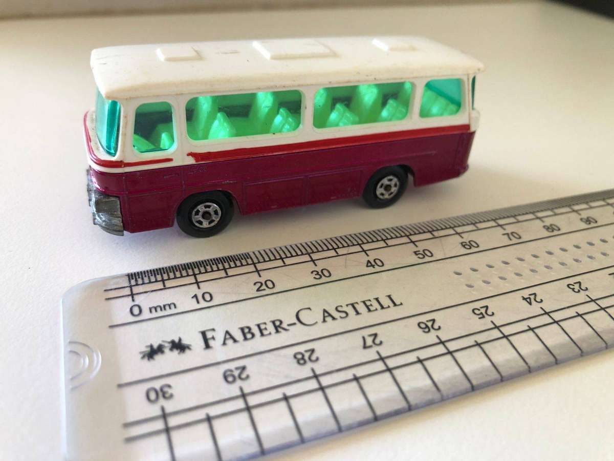 Matchbox Superfast No. 12 Setra S 80 Coach  Lesney England, Vintage 1970s