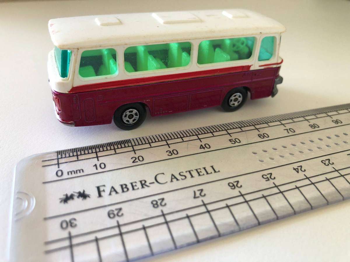 Matchbox Superfast No. 12 Setra S 80 Coach  Lesney England, Vintage 1970s