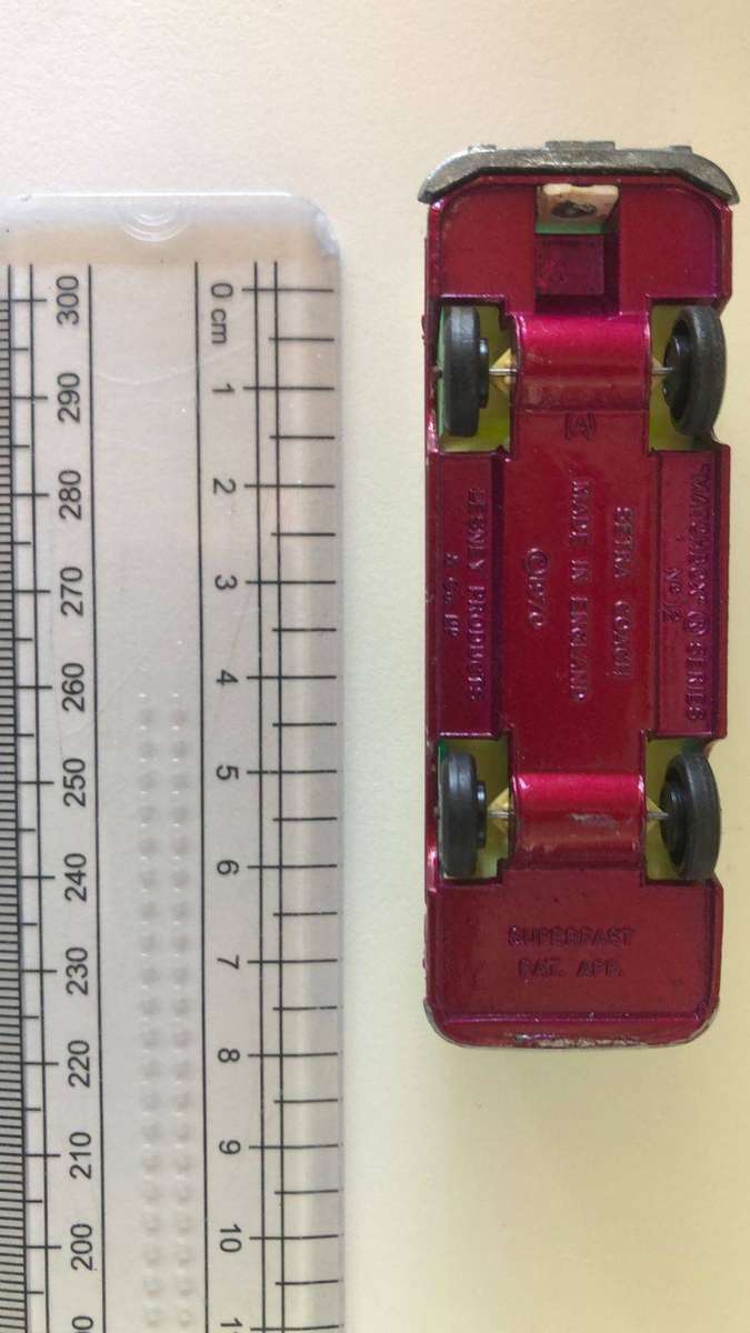 Matchbox Superfast No. 12 Setra S 80 Coach  Lesney England, Vintage 1970s