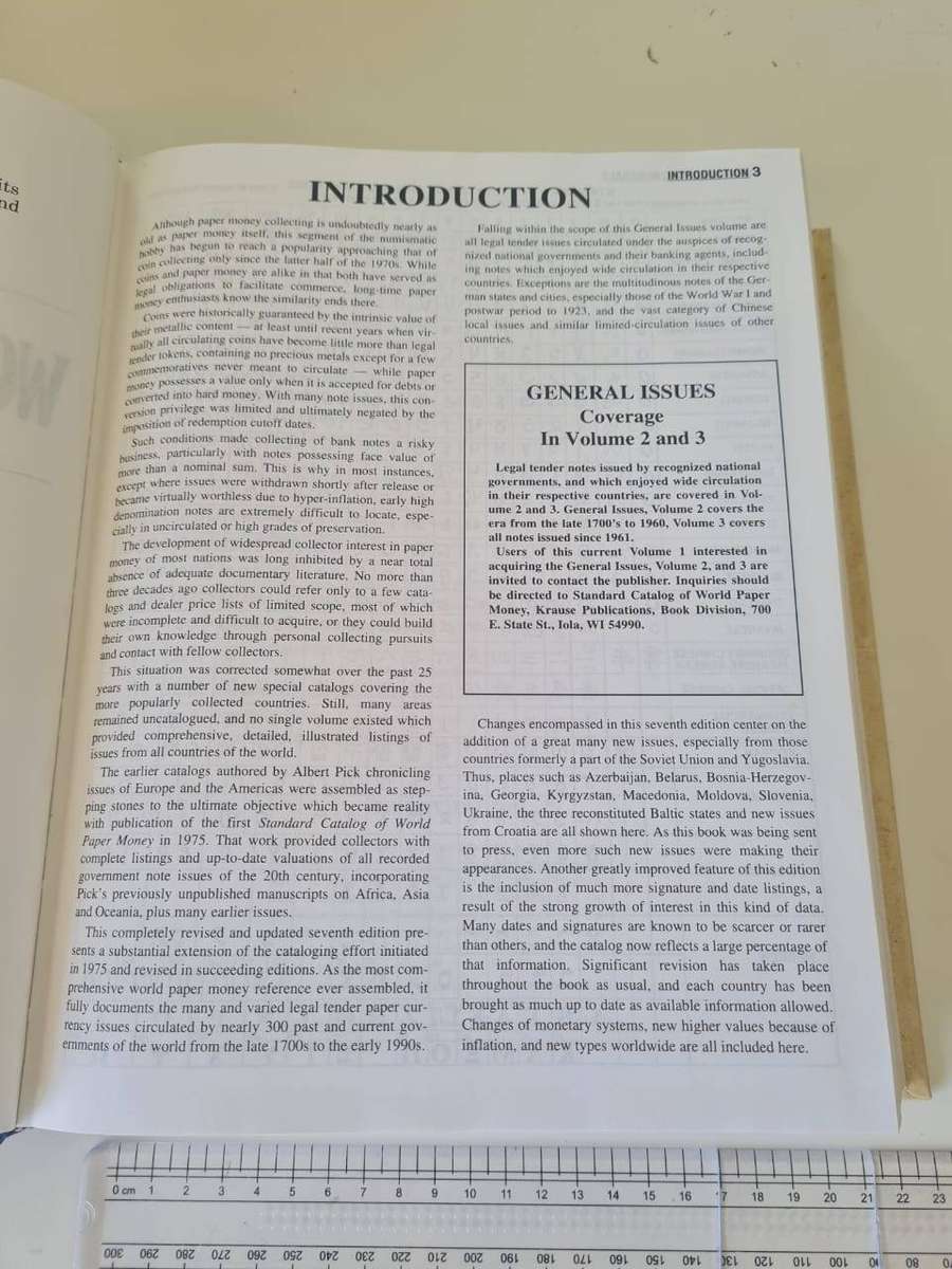 Standard Catalog of World Paper Money: Specialised Issues, Volume One  7th Edition (1995)