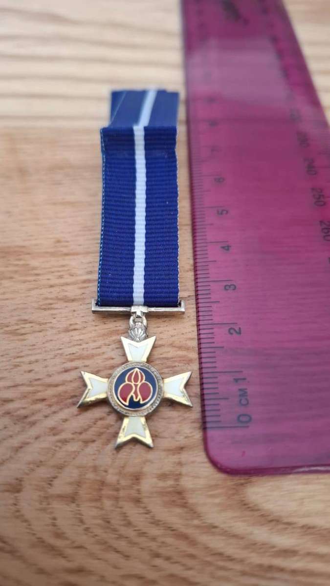 SADF Miniature Pro Merito Decoration Medal Silver in Good Condition - First Insituted 1975- 4 grams