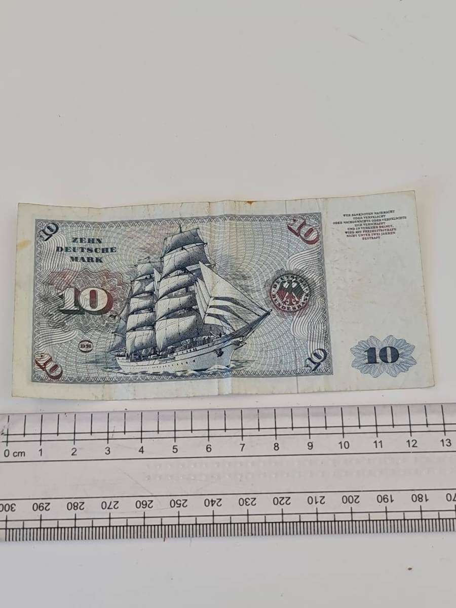 Germany 10 Deutsche Mark Banknote 1970  West Germany (DM10)