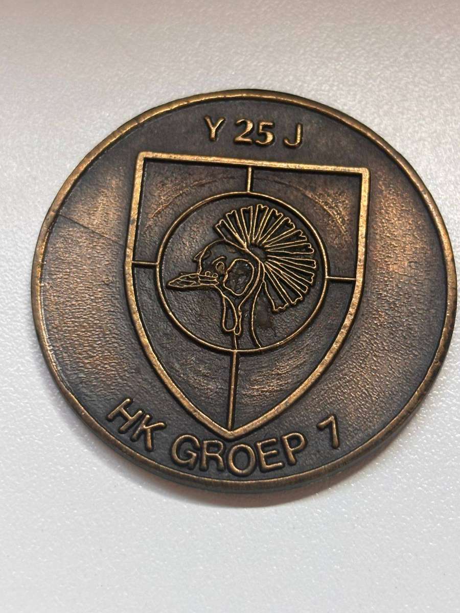 SADF Commemorative Medallion (Y25J HK Groep 7) W/berg Komdo