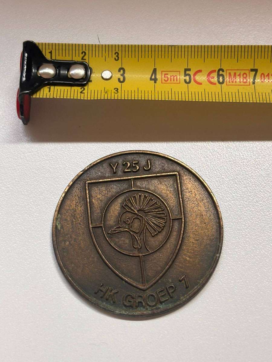 SADF Commemorative Medallion (Y25J HK Groep 7) W/berg Komdo