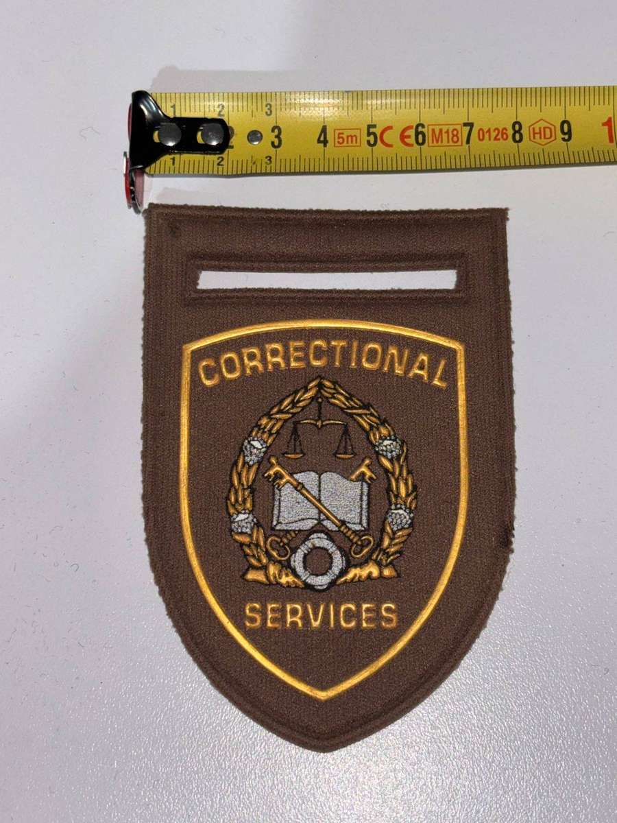 South African Correctional Services/Prison Service arm flash Tupper flash