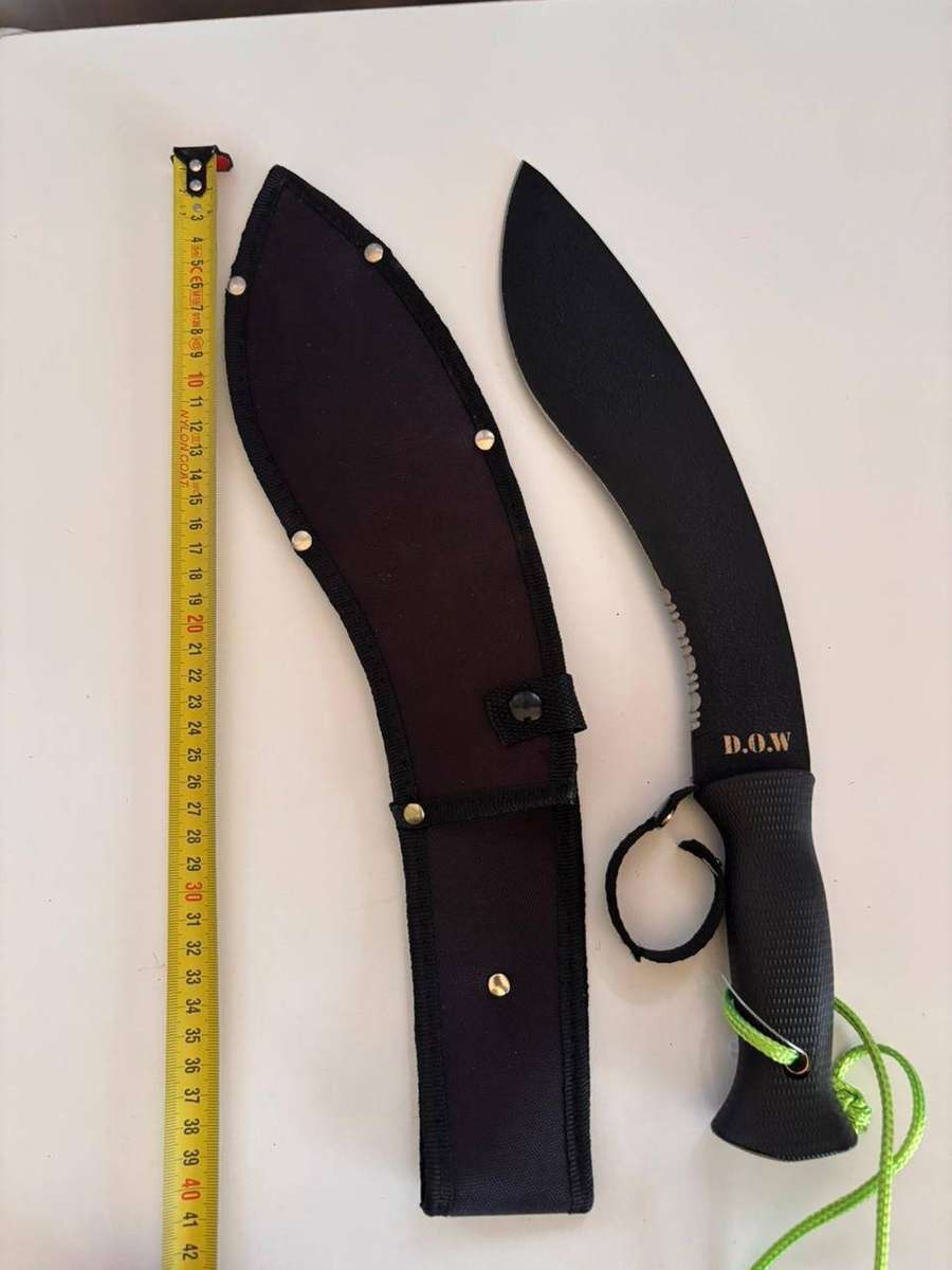 D.O.W Fixed Blade Machete Knife 440 Stainless steel Excellent Condition