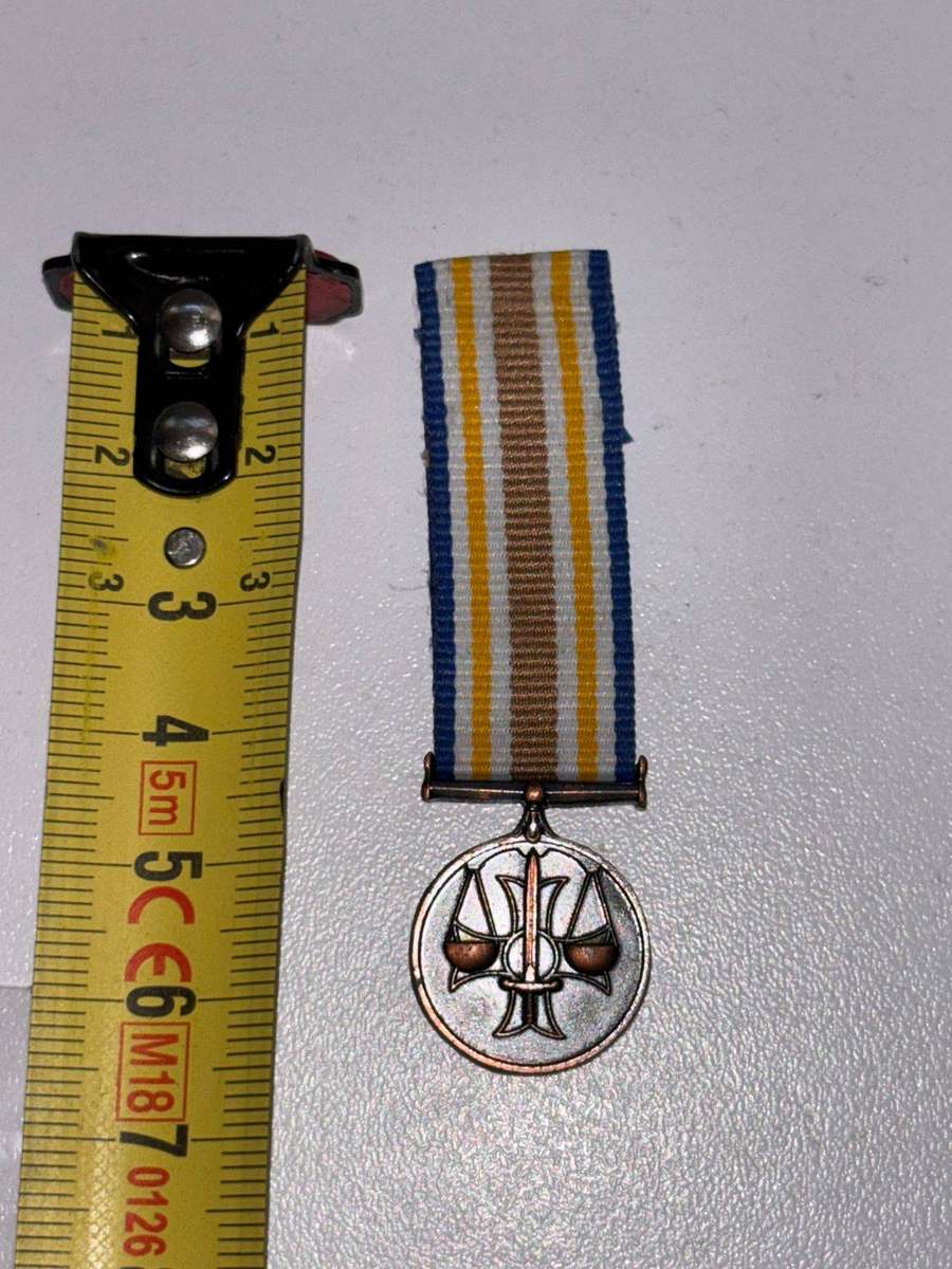 SADF SWA Miniature Prisons Inception Medal-Bronze